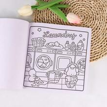 1PC Cozy Friends: Coloring Book For Adults And Teens Featuring Super Cute Animal Characters With Easy And Simple Designs For Relaxation (Cozy & Cute Coloring),Back To School,School Supplies - A - View 5