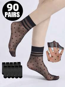 10 pares de calcetines ultraligeros y resistentes con tira cruzada de cristales