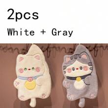 6pcs Hanging Super Absorbent Hand Towels - Kitchen Bathroom Hand Towels - Wipe Table - Wipe Computer - Wipe Cups - Suitable For Home