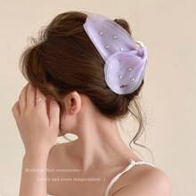 1 Stück Feenhafte Tüll Strass Flügel Haarklammer, hochwertige Haarklammer für Hochsteckfrisuren, Haaraccessoire für Frauen, elegante Haarspange