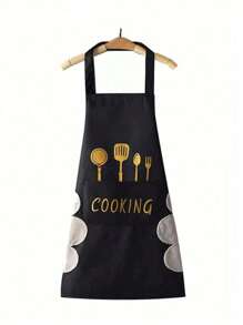 1 pezzo Grembiule personalizzato con stampa floreale, facile da pulire e resistente all'olio, per donne, grembiule personalizzato, regalo per chef, grembiule da barbecue, regalo per cucinare, regalo per mamma e figlia, cucina