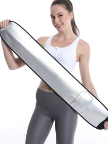 1pc Silver Ion Tummy Control Belt, Waist Trimmer, Slimming Belt With Phone Pouch For Women