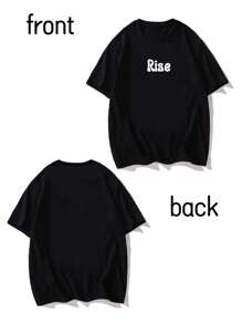 Customized Personalized Text Men's Plus Size T-Shirt, Customized Text/Birthday Wishes/Message, Suitable For Birthday/Father's Day/Valentine's Day, Team Uniforms & Outdoor Wear, Custom Graphic & Photo Crew Neck Loose Fit Plus Size Men's Tee, Holiday & Birthday Gift, Plus Size Men's Tee, Custom T-Shirt Graphics, Summer Men's Plus Size Top