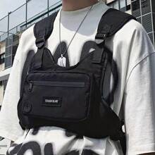Chest Bag Waist Bag Hip Hop Streetwear Large Capacity Sports Casual Tactical Vest Bags For Men