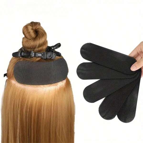 2pcs/5pcs Nylon Invisible Bangs Clips, Hair Setting Clips, Magic Tape Hair Clips, Hairstyling Makeup Accessories. Hair Trimming, Hairstyle Fixing Tools, Hair Fixator, Beauty Salon Hair Extension Accessories