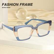 2 piezas Gafas de lectura rectangulares con estampado de leopardo y bisagras de resorte premium, edición limitada, de moda para mujeres en movimiento y oficina, con aumento