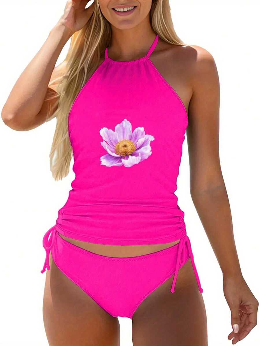 Women's Swimsiut High Quality Material For Comfortable Wearing Experience Perfect Addition To Your Everyday Wardrobe Collection - Hot Pink - View 1