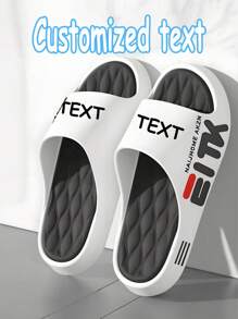 1 Stück personalisierte Pantoffeln, individualisierter Text, personalisierte Party Accessoires, modische Haushaltsgegenstände