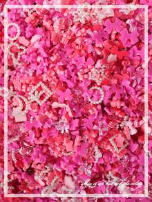 10 جرام / 50 جرام / 100 جرام من الزينة الملونة المختلفة الأشكال ثلاثية الأبعاد للأظافر، على شكل قلب وزهرة وفيونكة، من الراتنج المسطح للخلفية، أحجار الراين لتزيين الأظافر، مستلزمات DIY للمشغولات اليدوية والمجوهرات ومستلزمات الأظافر