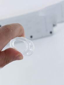 6 Stücke durchsichtige PVC Tür/Fenster Griff Pufferscheiben, geeignet für Schlafzimmer, Badezimmer, Küche, Arbeitszimmer und verschiedene Innen- Türen & Fenster