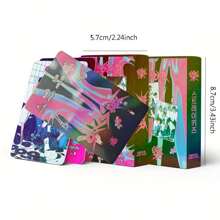 1 juego de 55 tarjetas postales de doble cara tipo LOMO para el nuevo álbum de SK, caja coleccionable de pegatinas de fotos - perfecto para el Día de la Amistad, despedidas, aniversarios o regalos de felicitación, incluye fotos exclusivas de ídolos