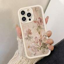 Retro Personalized Flower Design Pattern Phone Case Is Suitable For IPhone 16/ 16Pro/ 16ProMax/ 16Plus/ 15/ 15Plus/ 15Pro/ 15Promax, 14/ 14Plus/ 14Pro/ 14Promax, 13/ 13Pro/ 13Promax, 12/ 12Pro/ 12Promax, 11/ 11Pro/ 11ProMax, 7/ 8Plus, XR/ Xs/ XsMax. - trắng - Xem 5