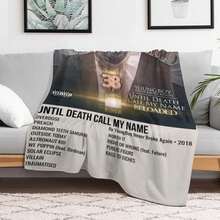 YoungBoy Never Broke Again Album Cover Vintage Music Flannel Throw Blankets Fleece Soft Blanket Lightweight Plush Throw Blankets For Couch, Bed, Cozy Sofa Plush, Fans Lovers - Multicolor - View 5