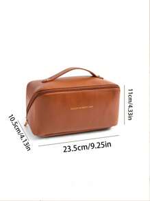 1 pezzo Borsa per il trucco da viaggio impermeabile, borsa cosmetica portatile con cordoncino, organizer per articoli da toeletta multicolore, regalo ideale per fidanzata, moglie, donna, vacanze, compleanno, Natale, borsa da spiaggia, borsa per articoli da toeletta, per il ritorno a scuola