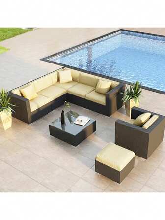 1人2人3人4人靠背套L型沙发牛奶丝田园坐垫套户外坐垫套替换沙发套户外坐垫套斜纹布璇玑家具保护套沙发套