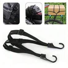 2-7 peças/Universal Correia de Bagagem para Motocicleta de 60cm, Corda Elástica Retrátil de Alta Resistência com Fivela Protetora para Capacete e Equipamentos de Moto