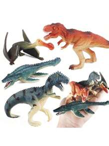 1 pieza/4 piezas Juguetes del dinosaurio Tiranosaurio Rex - Figura de acción realista de Trex Jurasico Juguete Modelo de Figurita del mundo prehistórico para decoración de habitación, regalos de dinosaurio, juguetes de Trex, dormitorio, dinosaurio grande, regalo de Navidad/Año Nuevo, decoración de tarta