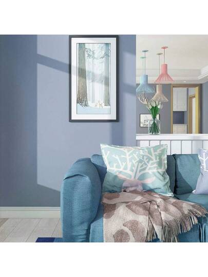 Roll Sky Blauw Home Stick Wallpaper Roll, Waterproof Vinyl Contact Paper Living Room Stickers ,Cabinets Kitchen Wand Stickers,Peel view 4