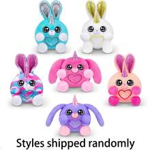 ZURU Peluche de animal de peluche coleccionable Bunnycorn Rainbocorns Surprise, huevos sorpresa, pegatinas, para niñas y niños de 3+ años (aleatorio) - multicolor - Ver 4