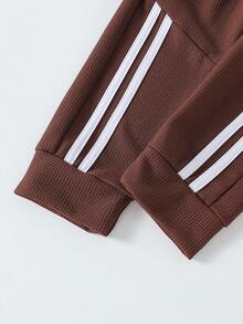 3pcs Kids Sweatpants, Thin Casual Long Pants For Daily Wear, Drawstring, Suitable For Boys Ages 3-12 Years, Spring/Summer - Multicolor - View 5