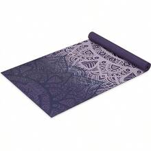 Esterilla de yoga  Print, esterilla de ejercicio y fitness antideslizante para tipo de yoga, pilates y ejercicios de suelo - púrpura enrejado - Ver 13