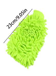 1 Peça Luva de Lavagem de Carro de Chenille, Ferramenta Grossa, Macia e Dupla Face de Pelúcia para Limpeza de Carros