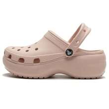 Crocs 女士经典云形木屐，轻便舒适室内/室外休闲运动拖鞋，建议订购小一码 206750-6UR - 206750-6UR - 查看 1