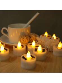 فانوس شمسي للشاي مقاوم للماء ، مناسب لاستخدام الحديقة الخارجية - متعدد الألوان - مشاهدة 6