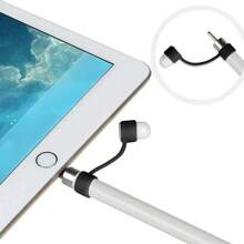 2PCS Soft Silicone Stylus Pen Protector Holder Compatible With Apple Pencil 1st Gen Anti-Lost Protective Cover For IPencil IPad Pen Cap