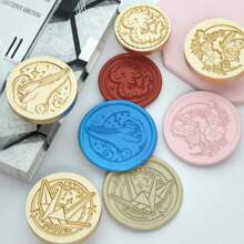 1 Pc, Various Animal Series, Removable Wax Seal Heads, Deer/Cat/Dog/Squirrel/Hedgehog And Other Animals, Suitable For Envelope Letter Paper, Wedding Invitations, Parties, Wine Packaging, DIY Craft Seal Decoration, Gift Decoration, Graduation Parties, Anniversaries, Various Festive Gifts,Back To School,School Supplies