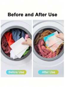 50/100/200 Pieces 11*14 Cm Color-Absorbing Laundry Tablets, Laundry Detergent Tablets, Convenient Pre-Dosing Laundry Detergent Tablets, Washing Machine Color-Absorbing Laundry Tablets, Anti-Fouling And Anti-Color Mixing Laundry Paper, Soluble, Easy To Use, Color-Absorbing Washing Accessories,