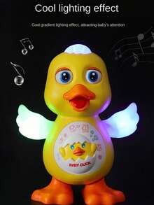 1 件唱歌跳舞小鸭子益智玩具，适合婴儿和幼儿