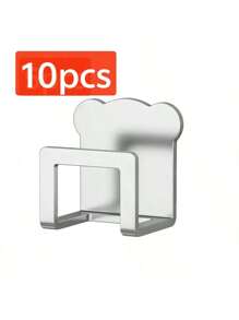 2pcs Kitchen Wall Mount Shelves, No-Drill Pot Lid Rack, Cabinet Understore Cutting Board Holder, Multipurpose Storage Rack, Bathroom Wall Mounted Sink Organizer, Stainless Steel
