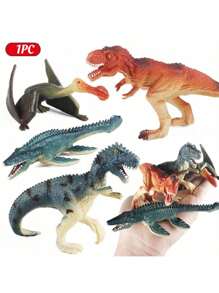 1 pieza/4 piezas Juguetes del dinosaurio Tiranosaurio Rex - Figura de acción realista de Trex Jurasico Juguete Modelo de Figurita del mundo prehistórico para decoración de habitación, regalos de dinosaurio, juguetes de Trex, dormitorio, dinosaurio grande, regalo de Navidad/Año Nuevo, decoración de tarta