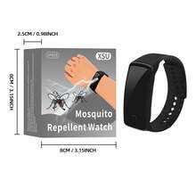 1 Stück klassisches, modisches Armband, für den Außenbereich, Wald, Wandern, elektronischer Mückenabweiser, Herren Sport Anti-Mücken Gurt, Heim leise Mückenabwehr Gerät, Party Anti-Mücken Uhr, vielseitig, fortschrittliches Design, verstellbare Größe, einfach und bequem zu tragen, Geschenk für Familie und Freunde