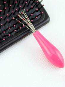 1pc New Comb Cleaner Cleaning Tool DIY Hair Removal Brush Grooming Accessory