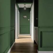 1 Roll Tea Green Home Decor Stick Wallpaper Roll, Waterproof Vinyl Contact Paper For Living Room Stickers ,Cabinets Kitchen Decor Wall Stickers,Peel And Stick Wallpaper Wall Paper Room Decor Wall Decor - Olive Green - View 4