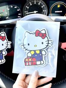 Sanrio 1 pezzo Decorazione per scarpe cartone animato Hellokittys Sanrio, deodorante per auto, appendino per specchietto retrovisore, profumatore per interni auto