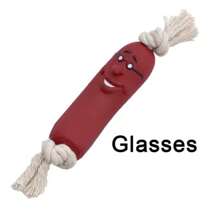 Hundespielzeug aus Gummi, Wurst, Quietschen, für kleine Hunde, zum Kauen von Wurst, interaktives Training, Zahnreinigung, Welpenkauen, Heimtierbedarf