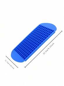 1 pièce Moule à glaçons en silicone 160 grilles, mini carrés de glace, moule à glace, machine à glaçons, faire du thé, des liqueurs, de la chocolat et du blanc. Petit, portable, pratique pour le réfrigérateur de voiture, facile à retirer