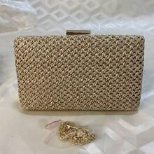 Luxury Rhinestone Clutch Bag - For Weddings, Parties And Special Events - 灰色 - 查看 1