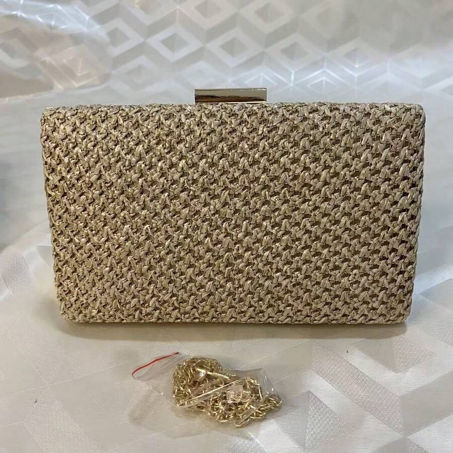 Luxury Rhinestone Clutch Bag - For Weddings, Parties And Special Events - 灰色 - 查看 1