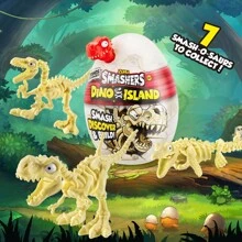 ZURU Ovo Nano ZURU Smashers Série 5 Dino Island, [Ovo Mistério Sortido] 7495