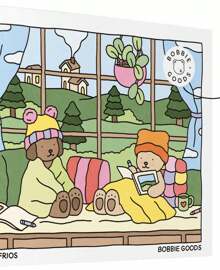 Dias frios (Fall-Winter) – Livro de colorir oficial Bobbie Goods