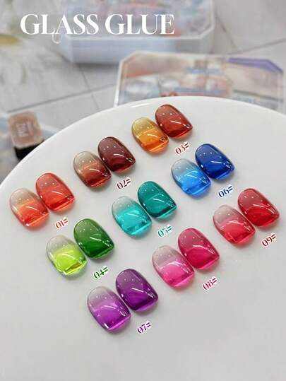 Sơn móng tay gel 12ml, quà tặng Valentine mới 2026, màu cầu vồng tuyết mùa xuân, trong suốt, hiệu ứng kẹo dẻo, hổ phách, nhung, nền gel, màu sắc mùa hè, nhũ mịn, từ tính, kèm lớp sơn lót và sơn phủ, cần đèn UV, bộ gel thực vật 9 màu, phù hợp cho người mới bắt đầu, sử dụng tại nhà, văn phòng, đi làm, hẹn hò và các dịp khác, không virus, bán chạy nhất, kiểu dáng salon, bền màu 28 ngày.