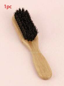 1pc Slick Back Hair Brush, Soft Bristles For Laying Down Hair Edges And For A Glossy Finish On All Hair Types, Smoothing Frizz&Restore Shine And Texture Comb - Multicolor - View 13