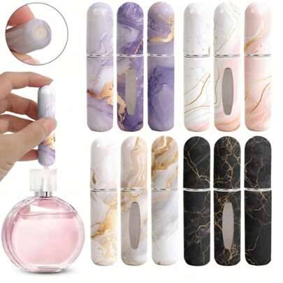 1Pieces Mini Refillable Travel Perfume Nebulizer Set , Spray Bottle, Small Portable Liquid Dispenser Sprayer Travel Essentials School School Supplies Holiday Camping Holiday Essentials Vacation Accessories Women's Perfume Men's Perfume Beach