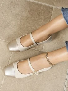 New Mary Jane Flats, Spring Ladylike Vibe, Matched With Dress, Sweet & Gentle, Suitable For Women