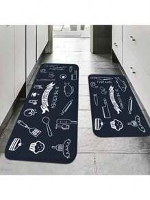Multi-Purpose Absorbent Sponge Mat: Kitchen, Bathroom, Non-Slip Absorption, Machine Washable Carpet
