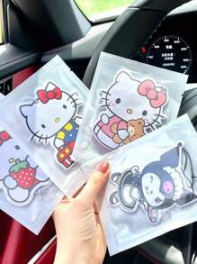 Sanrio 1 pezzo Decorazione per scarpe cartone animato Hellokittys Sanrio, deodorante per auto, appendino per specchietto retrovisore, profumatore per interni auto
